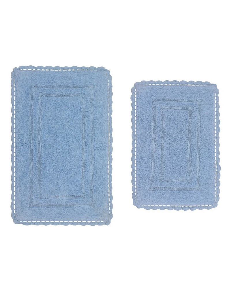 Home Weavers Casual Elegance Reversible -Pc. Bath Rug Set