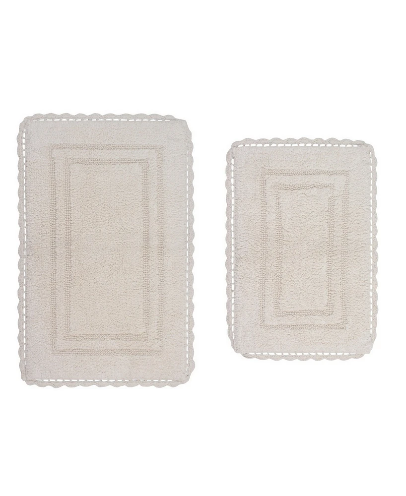 Home Weavers Casual Elegance Reversible 2-Pc. Bath Rug Set