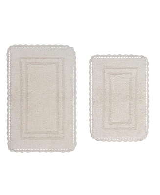 Home Weavers Casual Elegance Reversible 2-Pc. Bath Rug Set