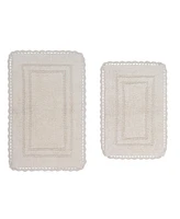 Home Weavers Casual Elegance Reversible 2-Pc. Bath Rug Set