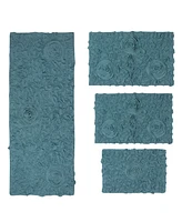 Home Weavers Bell Flower -Pc. Bath Rug Set