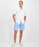 Tommy Bahama Men's San Lucio Soiree Happy Hour Short Sleeve Print-Trim Shirt