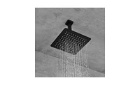 Slickblue Luxury Rain Shower Set - Ceiling Mounted Rainfall Shower Head and Mixer Faucet