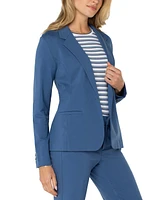 Liverpool Los Angeles Women's Fitted Single-Button Blazer