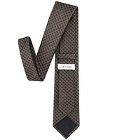 Calvin Klein Men's Ridge Grid-Pattern Tie