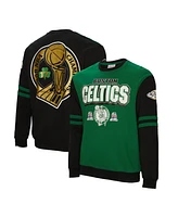 Mitchell & Ness Men's Kelly Green Boston Celtics All Over Pullover Sweatshirt