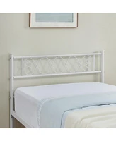 gaomon Twin Size Metal Platform Bed Frame with Headboard and Footboard, Heart Shaped Bed Frame