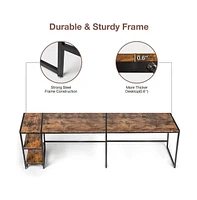 Slickblue Versatile L-Shaped Desk – Ideal for Home Offices and Gaming with Easy Assembly and Ample Storage