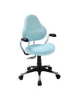 Slickblue Ergonomic Kids Study Desk Chair Adjustable Height Mesh Mid-Back Swivel for Children