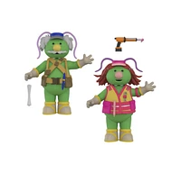 Boss Fight Studio Doozer 2-Pack with Cotterpin and Architect, Fraggle Rock Collectible Action Figures – Articulated Figurines with Accessories