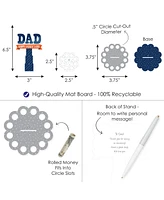 Big Dot of Happiness Happy Father's Day - Diy We Love Dad Party Money Holder Gift - Cash Cake