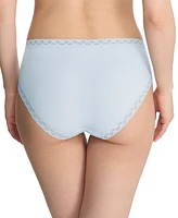 Natori Bliss Lace-Trim Cotton French-Cut Brief Underwear 152058