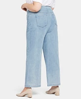 Nydj Plus Pull-On Teresa Wide Leg Jeans