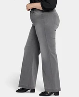 Nydj Plus Teresa Wide Leg Jeans