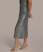 Donna Karan New York Women's Sequin Midi Skirt