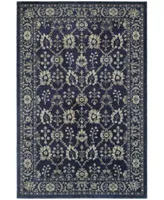 Jhb Design Tidewater Fortune Navy Grey Area Rugs