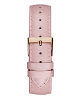 Guess Women's Analog Genuine Leather Watch