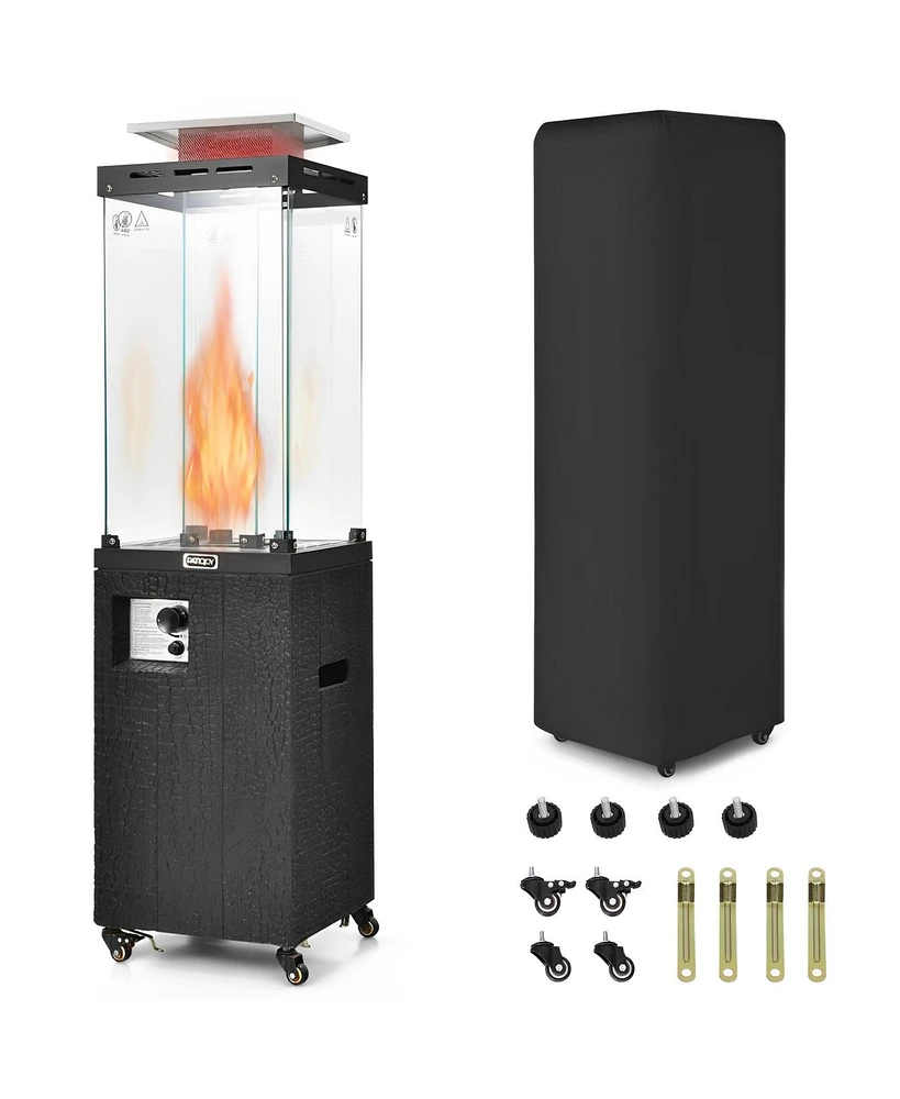 Sugift 41 000 Btu Propane Patio Heater with Metal Hood