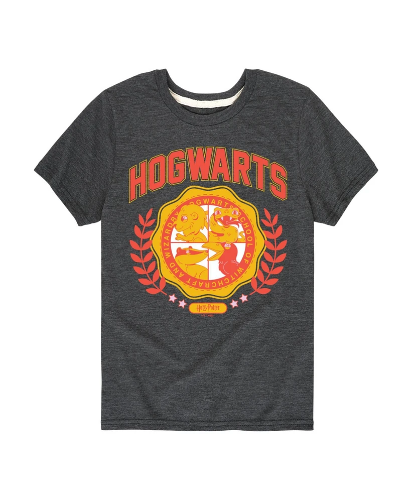 Hybrid Big Boys Harry Potter Hogwarts Graphic Tee