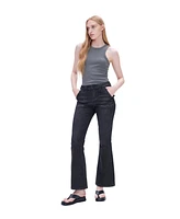 Bayeas Women's Jess Mid Rise Flare Jeans