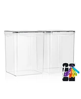 Sorbus Pack Airtight (5qt/170oz) Food Storage Containers with Lids, Labels & Marker -Store Baking Supplies, Sugar, Flour