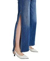 Bayeas Women's High Rise Wide Leg Jeans With Slit