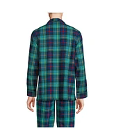 Lands' End Men's Classic Fit Flannel Pajama Shirt