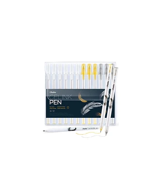 Ohuhu 12ct Gold/Silver/White Gel Pens Y30-80600-55