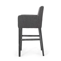 The Pop Home 30.5 inch Counter Stools for Bar Height,Upholstered Kitchen,Modern Chairs with Arms-The