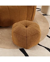 The Pop Home Soft Bean Bag Chair with Footstool, Comfortable Sofa for Gaming, Reading, and Tv-The
