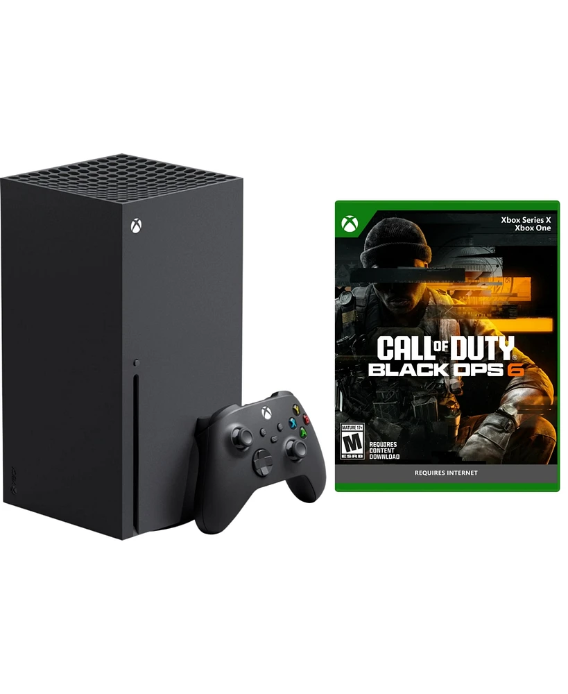 Microsoft Xbox Series X 1TB Console with Ops 6 Cross-Gen Game