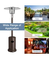 Sugift 50000 Btu Garden Propane Standing Lp Gas Steel Accessories Heater