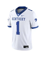 Nike Men's 1 White Kentucky Wildcats Game Jersey