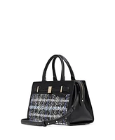 Kate Spade New York Deco Plaid Tweed Satchel Bag