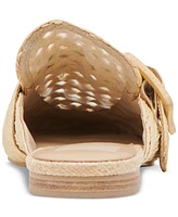 Dolce Vita Women's Sianna Woven Raffia Slip-On Mule Flats