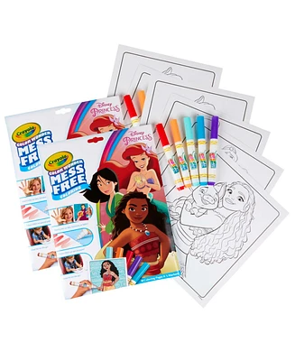 Crayola Color Wonder Mess Free Coloring Pad Markers, Princess, 2 Sets