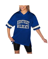 Gameday Couture Women's Royal Kentucky Wildcats Until Kickoff Rhinestone Fashion T-Shirt