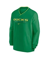 Nike Men's Green Oregon Ducks 2024 Sideline Pullover Wind shirt