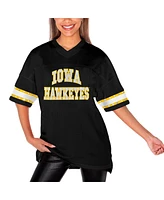 Gameday Couture Women's Black Iowa Hawkeyes Until Kickoff Rhinestone Fashion T-Shirt