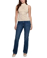 Guess Women's Calista Rhinestone Sleeveless Knit Sweater Top