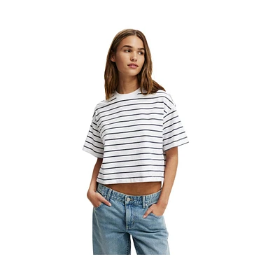 Cotton On Women's Cropped Boxy Tee