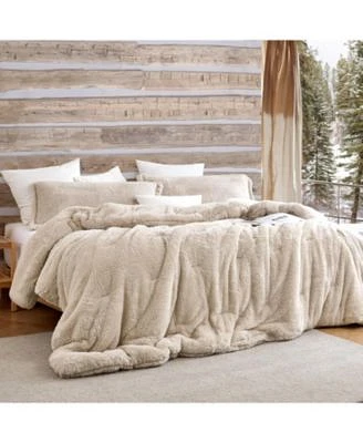 Coma Inducer Oversized Comforter The Original Plush White Sand Queen
