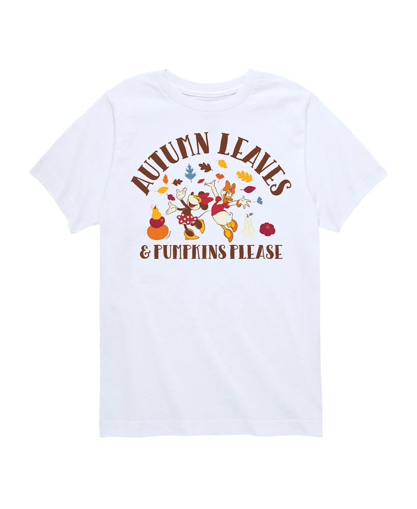 Hybrid Big Boys Disney Autumn Leaves Graphic Tee