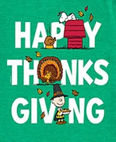 Hybrid Big Boys Peanuts Happy Thanksgiving Graphic Tee