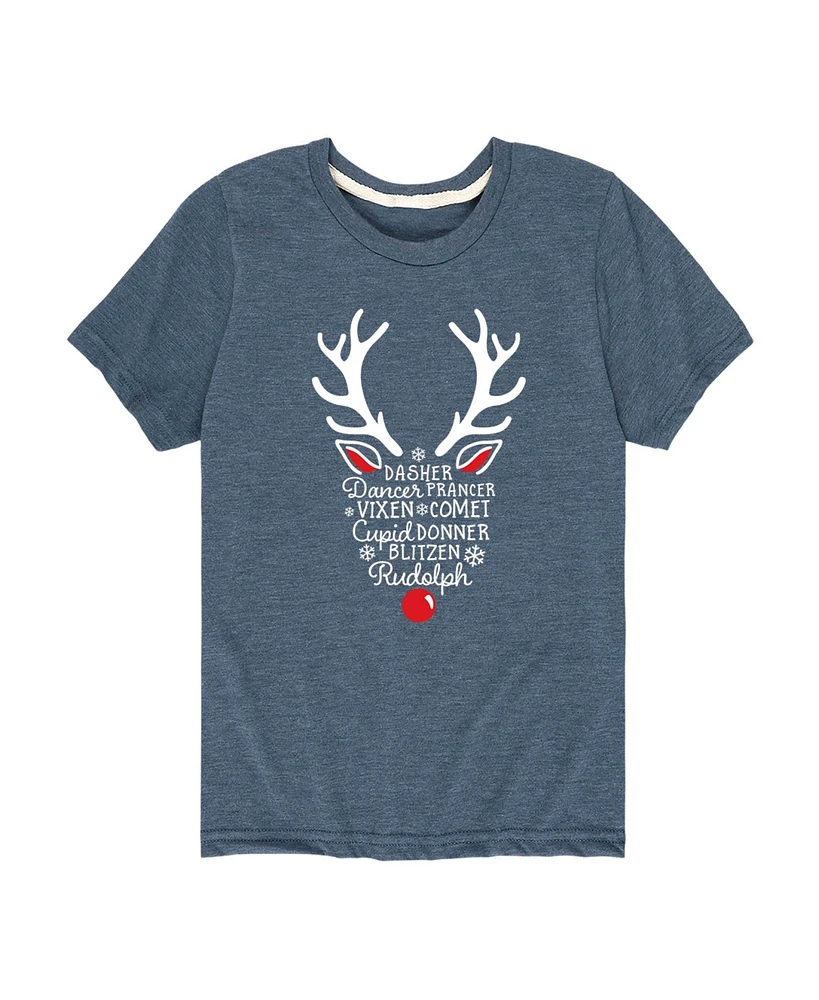 Hybrid Big Boys Reindeer Graphic Tee