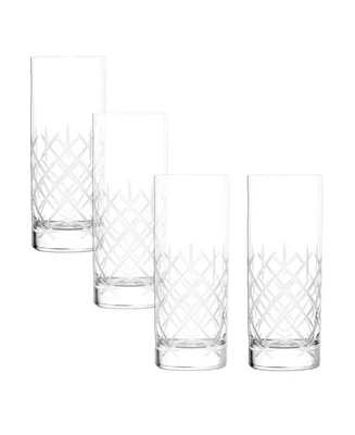 Stolzle Lausitz Club Highball Glasses, Set of 4