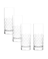 Stolzle Lausitz Club Highball Glasses, Set of 4