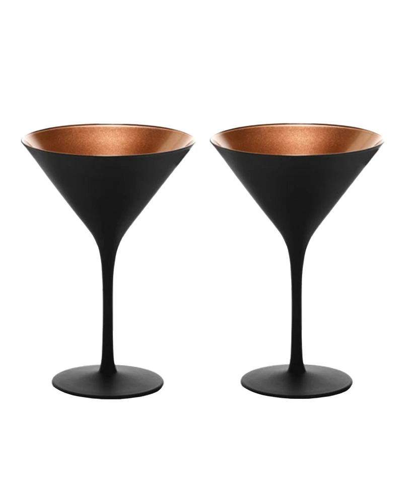 Stolzle Lausitz Olympia Martini Glasses