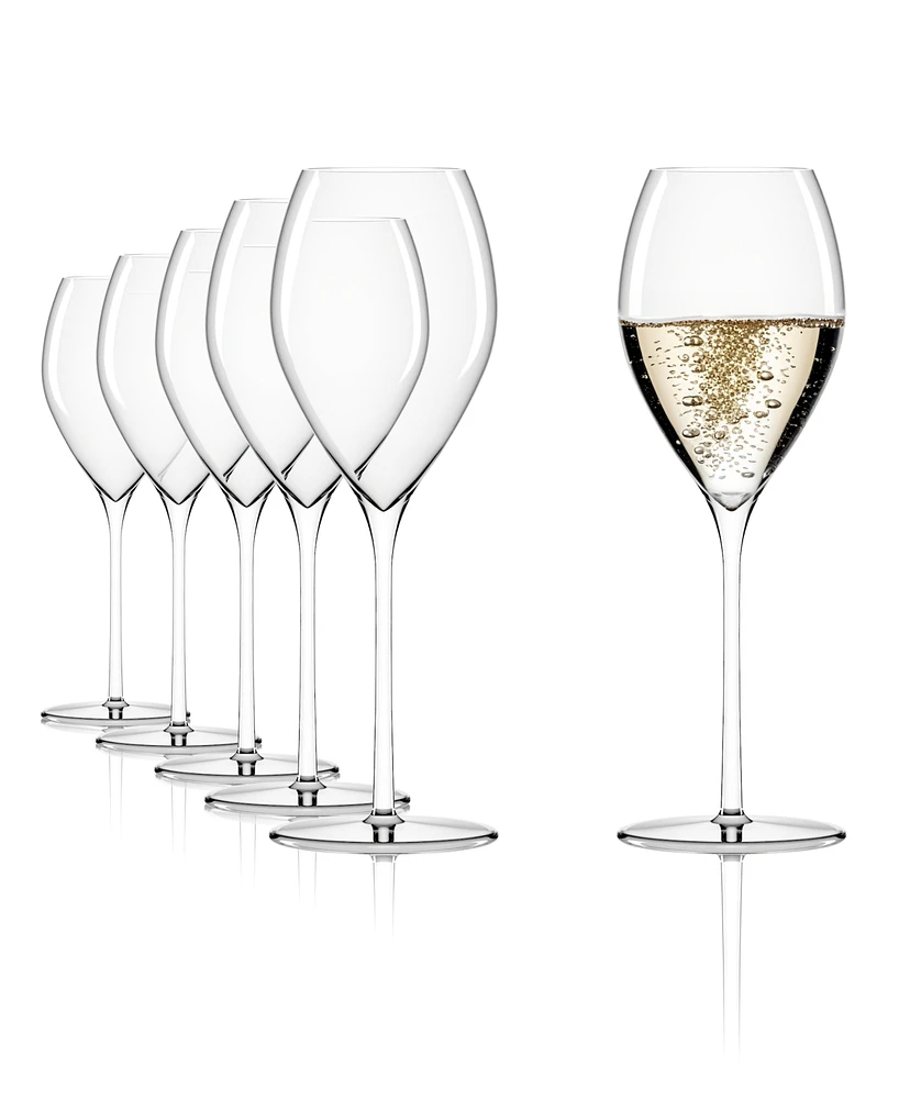 Stolzle Lausitz Fino French Champagne Glasses, Set of 6
