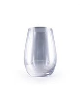 Stolzle Lausitz Mirrors Silver Tumblers, Set of 6